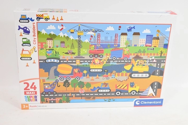 Clementoni maxi puzzle dla dzieci City Builders 24 elementy