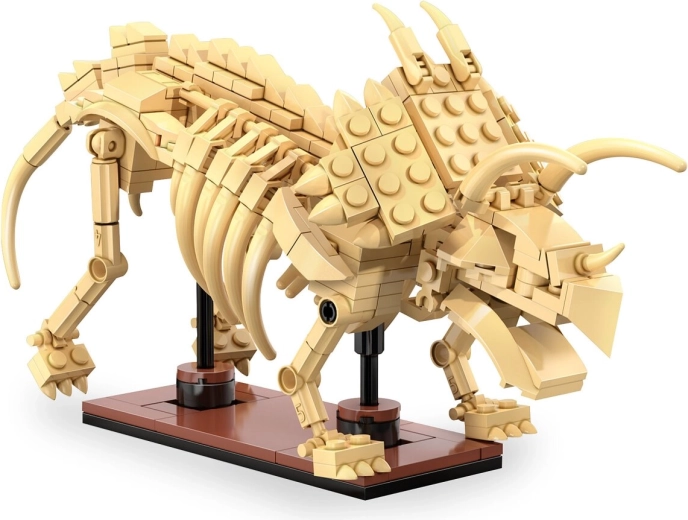 CaDA skamieniałość dinozaura Triceratops w skali 1:33 z klocków konstrukcyjnych