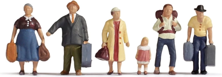 Noch zestaw figurek podróżnych H0