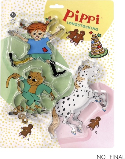 Pippi – zestaw foremek do ciastek (3 szt.)
