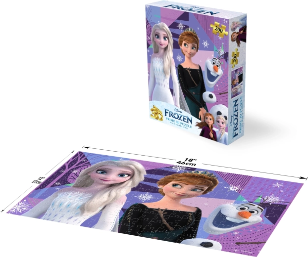 Puzzle 3D Disney Kraina Lodu – Elsa i Anna, 200 elementów