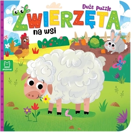Zwierzęta na farmie – duże puzzle i książeczka
