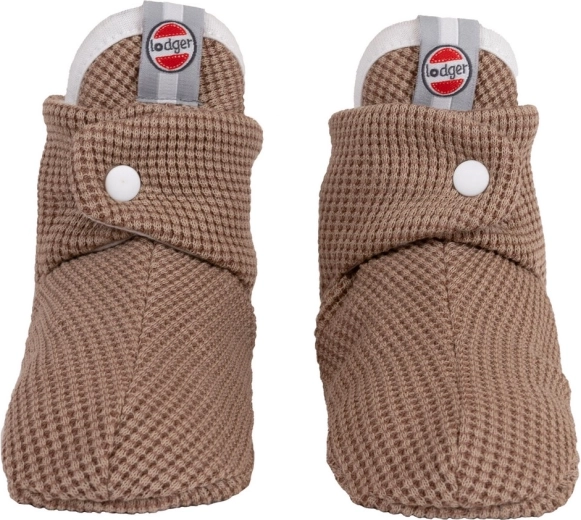 Bawełniane buciki niemowlęce Lodger Slipper Ciumbelle beige 6–12 miesięcy