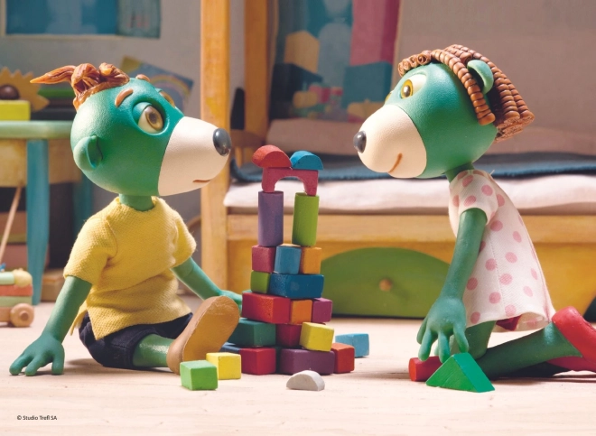 Trefliki Puzzle - Wspólne układanie 20 elementów