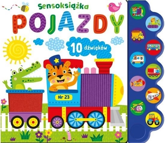 Książka sensoryczna o pojazdach