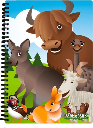 Prime 3D zeszyt – Zwierzątka z farmaparku