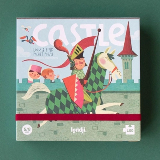 Puzzle Londji średniowieczny zamek (100 elementów)