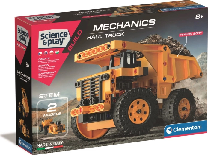 Clementoni Science & Play laboratorium mechaniczne: samochód górniczy