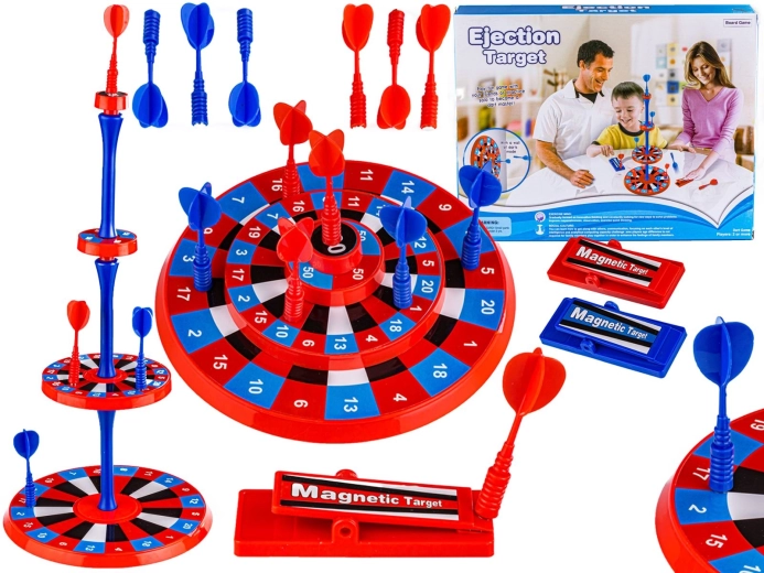 Magnetyczna tarcza do darta dla dzieci z rzutkami