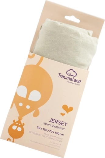 Träumeland prześcieradło jersey uni desert sage