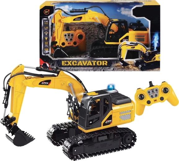 Zdalnie sterowana koparka gąsienicowa 40 cm