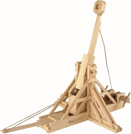 Walachia drewniany klejony zestaw konstrukcyjny Trebuchet