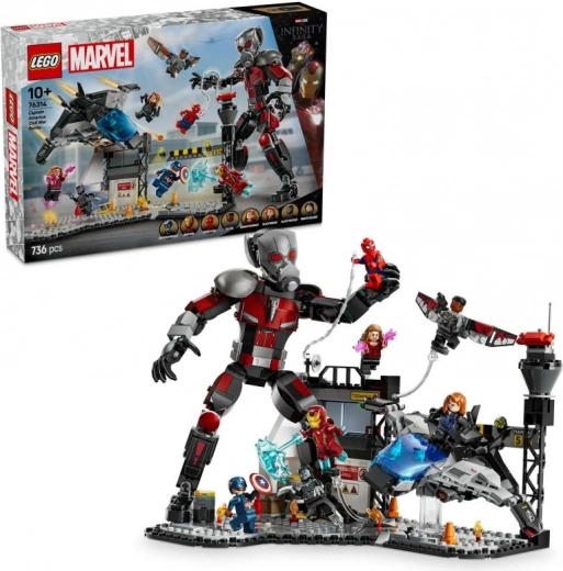 LEGO® Marvel 76314 Akcyjna bitwa – Kapitan Ameryka: Wojna domowa