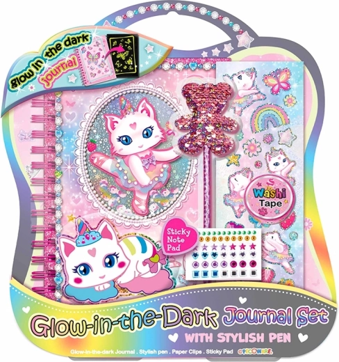 Zestaw świecących kotów do pokoju dziecięcego