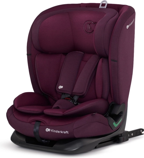 Fotelik samochodowy Kinderkraft Oneto3 i-Size 76–150 cm ISOFIX cherry pearl