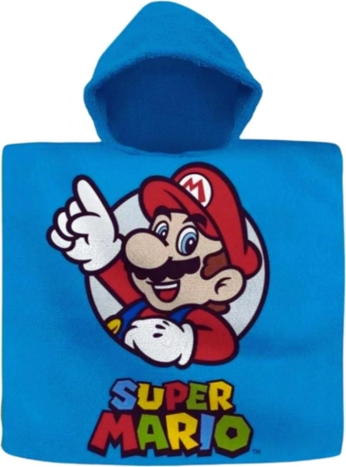 Poncho ręcznikowe z kapturem Super Mario (Euroswan) - 1 szt.