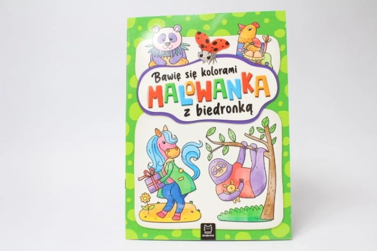 Aksjomat Bawię się kolorami – kolorowanki z biedronką