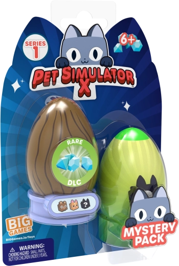 Jajka z figurkami PET SIMULATOR – zestaw 2 szt. (8 cm)