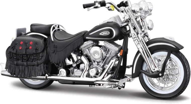 Maisto Harley-Davidson 1999 FLSTS Heritage Softail Springer matowy czarny 1:18