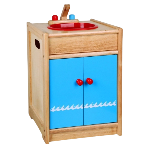 Drewniany kuchenny zlewozmywak BABU dla dzieci