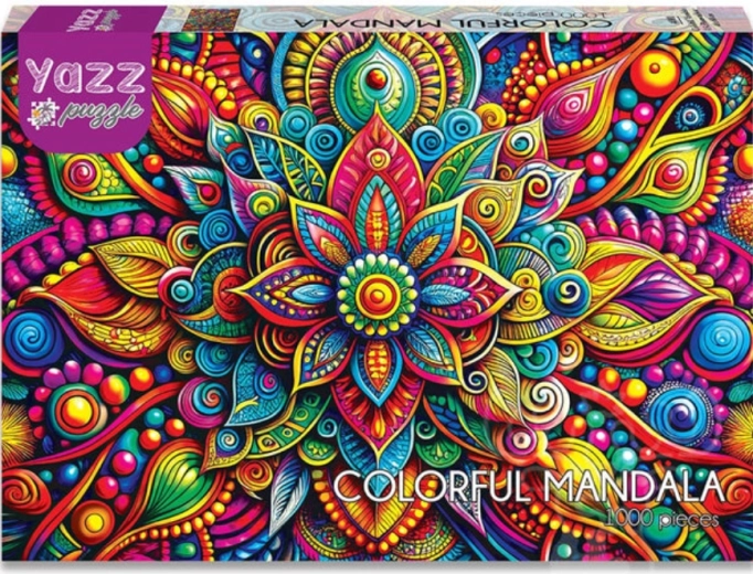 Puzzle YAZZ kolorowa mandala 1000 elementów
