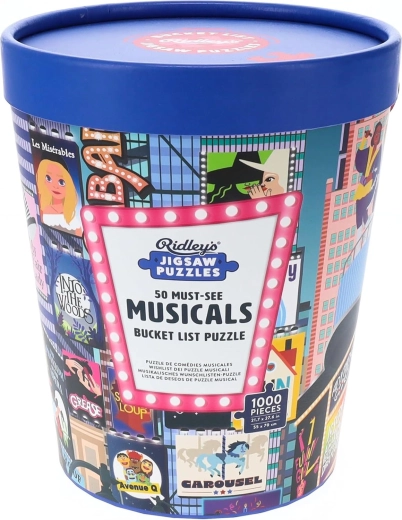 Puzzle Ridley’s Games Bucket List: 50 musicali, które musisz zobaczyć (1000 elementów)