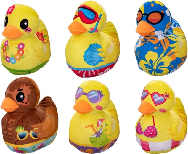 Pluszowa kaczuszka 19 cm – wakacyjna edycja dla niemowląt