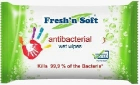 Fresh 'n soft antybakteryjne chusteczki nawilżane do rąk 60 szt.