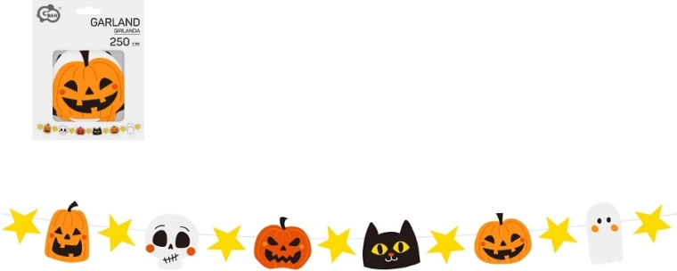 Papierowa girlanda Halloween 250 cm