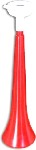 Trąbka kibica 30,5 cm – czerwona