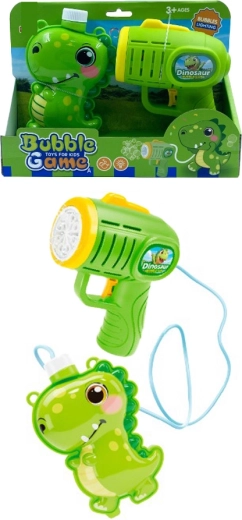 Pistolet do baniek 2w1 dinozaur