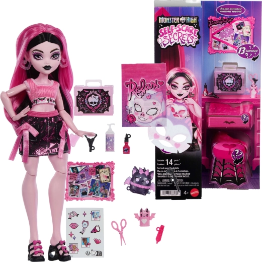 Lalka Monster High Draculaura z akcesoriami Self-Scare Secrets