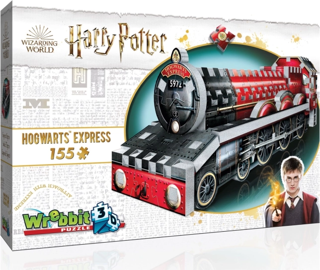 Puzzle 3D WREBBIT Harry Potter Ekspres do Hogwartu 155 elementów