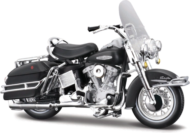Maisto Harley-Davidson 1966 FLH Electra Glide matowa czerń 1:18