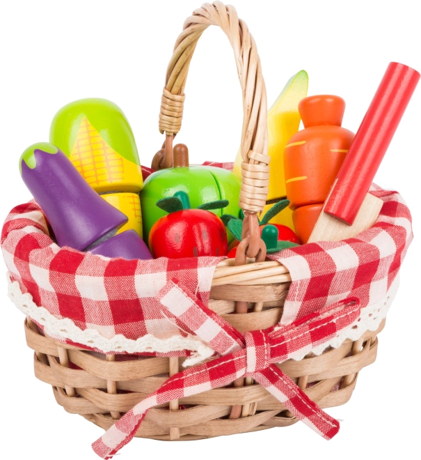 Koszyk zakupowy z warzywami SMALL FOOT