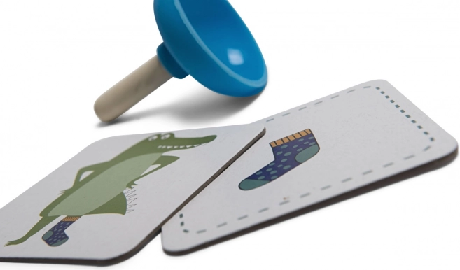 Krokodyle skarpetki – gra na spostrzegawczość dla dzieci (4+)