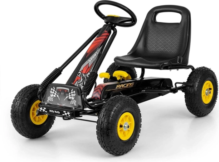 Milly Mally gokart na pedały Thor czarny