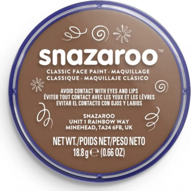 Snazaroo Farba na twarz Beżowo-Brązowa 18 ml