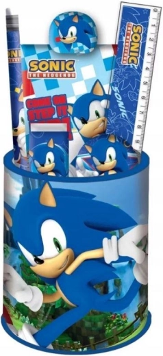 Siedmioczęściowy zestaw do pisania Sonic