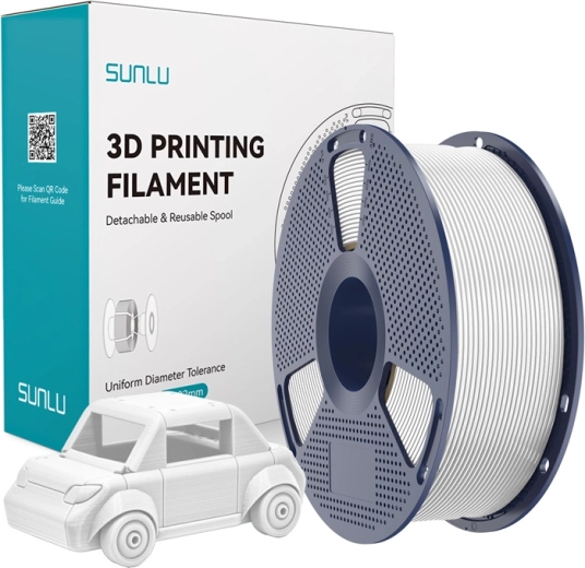 Filament Sunlu PETG biały