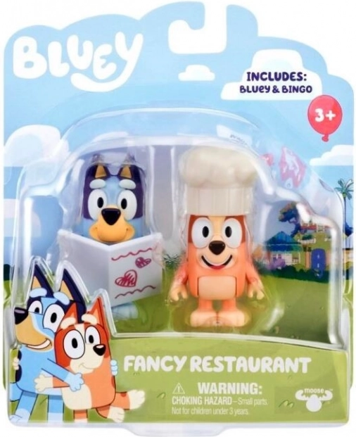 Zestaw figurek Bluey - Luksusowa restauracja