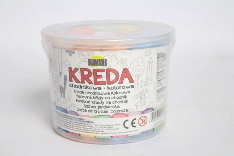 Kreda chodnikowa w wiaderku – 20 kolorów