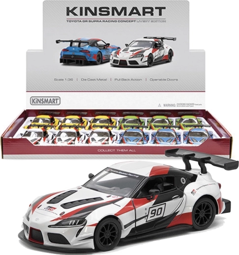 Metalowy model Toyota GR Supra Racing