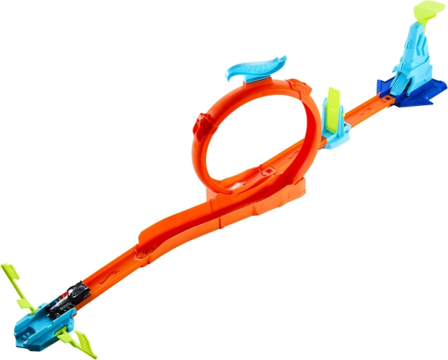 Hot Wheels tor kaskaderski z przeszkodami