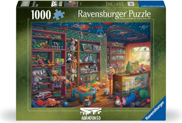 Puzzle Ravensburger Abandoned: Opuszczony sklep z zabawkami 1000 elementów