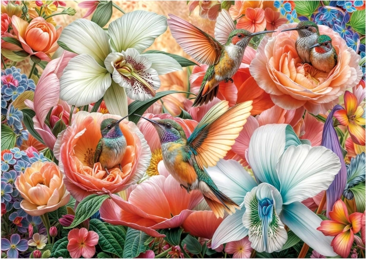 Puzzle Ogród kolibrów 500 elementów EDUCA