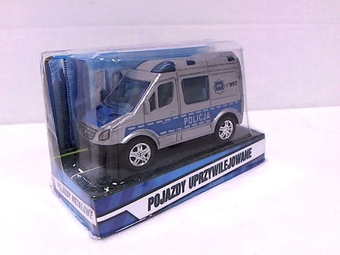 Mini policyjny van 8 cm