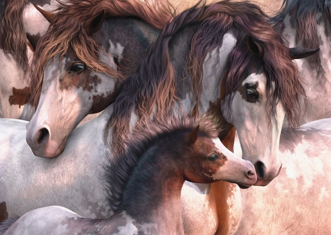 Puzzle Schmidt Konie Pinto 1000 elementów