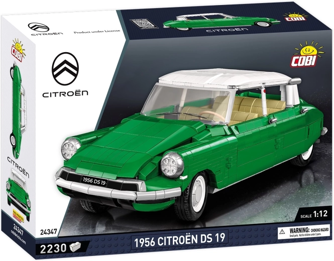 Cobi 1956 Citroën DS 19 zestaw konstrukcyjny 1:12 (2230 elementów)