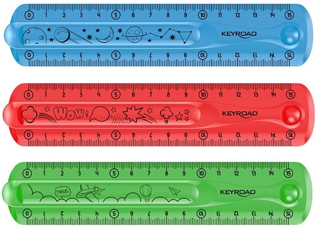 Elastyczna linijka KEYROAD Flexi 15 cm